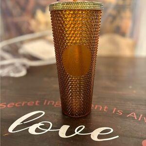 Starbucks Textured Amber Tumbler